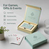 Jeu de cartes de poker personnalisé en gros, chinois, pour l'intérieur et l'extérieur, pour la famille, la prospérité, la méditation, écologique