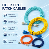 Câble à fibres optiques blindé de 3 m, 5 m, 7 m, 10 m pour imprimante jet d'encre numérique avec connecteurs FC SC LC ST