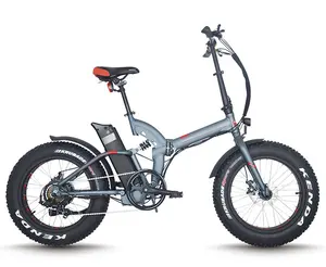 Bicicletta elettrica pieghevole 20 "x4.0 Fat Bicicleta Electrica bicicletta elettrica a sospensione completa 48V 500W