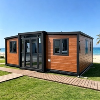 Maison conteneur extensible 20 pieds à prix d'usine pour habitation rurale hors réseau