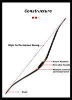 Arc recurve léger et flèches de tir à l'arc, nouvelle technologie de fabrication professionnelle Edge Pro