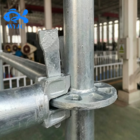 Étai de soutènement en acier Acrow avec plaque de base et plaque supérieure galvanisées à chaud, 2,0-3,5 m, pour support de pont, en acier Q235, pour travaux sur site, sûr