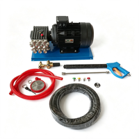 Nettoyeur haute pression électrique WS201 5,5 kW 380 V avec pompe à pistons triplex, pistolet, lance, tuyau et kit de buses