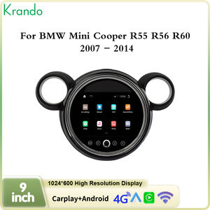 Unidad principal <span class=keywords><strong>Android</strong></span> de 9 pulgadas para BMW <span class=keywords><strong>Mini</strong></span> Cooper R55 R56 R60 <span class=keywords><strong>Clubman</strong></span> 2007-2014 Radio de coche navegación autoestéreo CarPlay 4G tarjeta GPS - Product Image 3