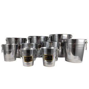 Prezzo a buon mercato all'ingrosso oro argento in acciaio inox secchiello di ghiaccio ghiaccio Champagne birra barile per Bar birra refrigerata - Product Image 3