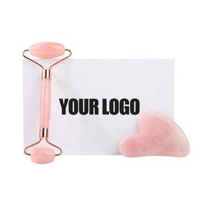 Produk pijat rol giok alami <span class=keywords><strong>Gua</strong></span> <span class=keywords><strong>Sha</strong></span> dan rol wajah untuk perawatan kulit wajah - Product Image 4