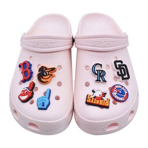 Nuovi Arrivi: Charm per Scarpe in PVC Modello <span class=keywords><strong>Bonita</strong></span> 45-6, Accessori per Squadre Sportive di Baseball, Decorazioni per Scarpe con Logo delle Squadre di Baseball, Charm per Zoccoli - Product Image 5