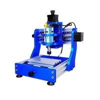 Assemblé pack rail carré bricolage mini CNC 1310 PRO 2 en 1 bureau pvc bougie cnc routeur Fraiseuse cnc Machine de découpe laser