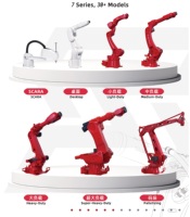 Robot de soudage à l'arc immergé à double fil pour la construction navale |   PLC et moteur articulés à 6 axes |   Productivité accrue