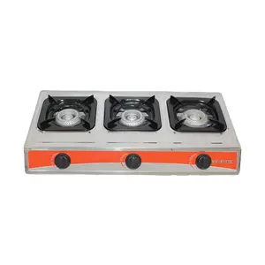 Heißer verkauf home appliance gusseisen 3 brenner gasherd