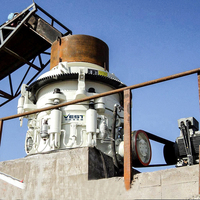 Concasseur à cône hydraulique multifonctionnel robuste pour le concassage de pierres de carrière