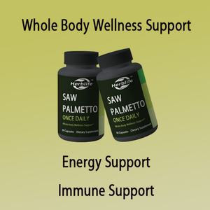 OEM/ODM Palmier nain très vendu pour hommes, complément alimentaire pour la santé du corps entier - 500 mg par portion - Soutien à la vitamine capillaire - Product Image 3