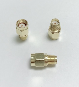 SMA-JK Plated Gold RP SMA Connector Female To Male RF <b>Adapter</b> <b>Double</b> Straight For Radios WiFi Antenna - Product Image 4