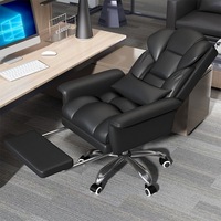 Chaise de bureau ergonomique ALINUNU à prix de gros pour bureau de PDG, chaise de direction en cuir PU avec support lombaire