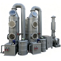 Système de lavage humide pour le traitement des gaz résiduels de laboratoire, tour de lavage de gaz, épurateurs de gaz en PP/FRP pour usine chimique