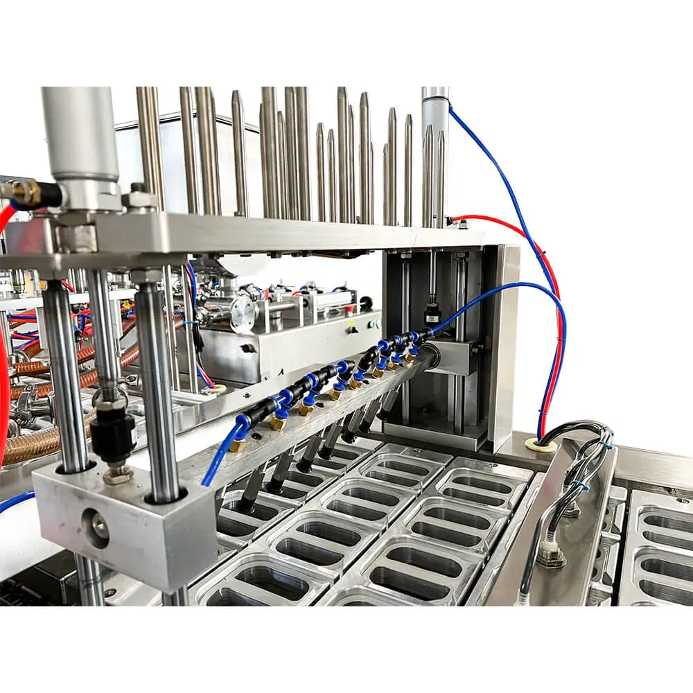 Otomatik süt çay yapıştırma makinesi fincan sos kabı film makinesi paketleme