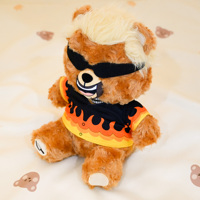 Ours en peluche de haute qualité en peluche Animal doux coton tissu T-Shirt personnalisé conception ODM pour anniversaire impression par sublimation Logo personnalisé