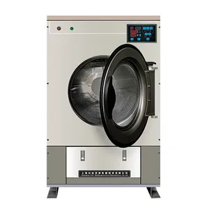 50kg đầy đủ thép hơi nước sưởi ấm giặt quần áo Máy sấy quần áo máy sấy công nghiệp máy sấy