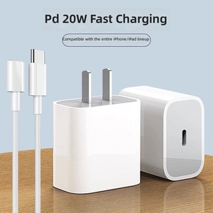Compatible con el cabezal <span class=keywords><strong>del</strong></span> <span class=keywords><strong>cargador</strong></span> PD 14 de 20W certificado, puerto tipo C, enchufe para <span class=keywords><strong>iPhone</strong></span> 12 Pro y serie <span class=keywords><strong>13</strong></span> para carga rápida de teléfonos. - Product Image 3