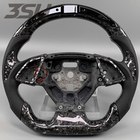 Volant de direction en fibre de carbone tendance pour Chevrolet Camaro Corvette C7, avec un aspect moderne, volant de direction personnalisé pour voiture