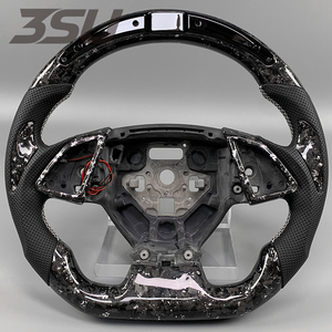 Volant de direction en fibre de carbone tendance pour Chevrolet Camaro <span class=keywords><strong>Corvette</strong></span> C7, avec un aspect moderne, volant de direction personnalisé pour voiture - Product Image 1