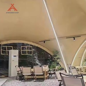 Tente Géante Pyramide Kawagebo Kamp 6m, 4m en PVC pour <span class=keywords><strong>Extérieur</strong></span>, <span class=keywords><strong>Tipi</strong></span> Indien pour Fêtes, Glamping, Mariages et Événements - Product Image 3