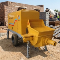 Pompe à béton diesel montée sur remorque 30/50/40/90m³/h à vendre