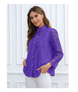 Camisas Vintage de Diseñador para Mujer, Producto de Lujo de Alta Calidad, Estilo Original y Nuevo, con Encaje - Product Image 5