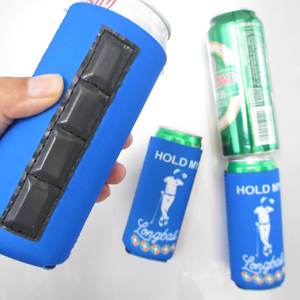 Funda Magnética Plegable Impermeable de Neopreno RYO de 4 mm de Grosor, Resistente a Impactos, para Latas de 12 oz, para Cerveza/Bebidas Energéticas, Personalizable - Product Image 1