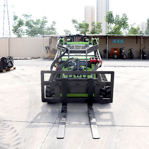 Mini-chargeuse compacte sur chenilles de 1100 kg à essence pour engins de construction, avec moteur Honda, pompe hydraulique, certifiée CE EPA - Product Image 4