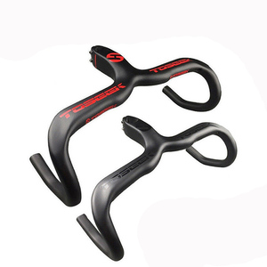 Quehan de fibra de carbono curva <span class=keywords><strong>manillar</strong></span> 400/420/440mm bicicleta barra de la manija Integrant carretera bicicleta gota bares - Product Image 2