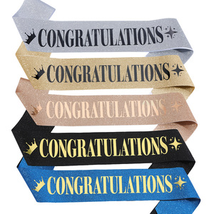 Banda <span class=keywords><strong>de</strong></span> Felicitación para Fiesta y Festival, Decoración para Mamá, Papá, Futura Novia, para Baby Shower, Graduación, Revelación <span class=keywords><strong>de</strong></span> Género, Nupcial - Product Image 4