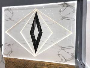 Paneles de Piso de Mármol Blanco Calacatta Ecológicos Personalizados, Diseño Moderno, Pulidos, Impermeables, con Soluciones de Diseño Gráfico - Product Image 6