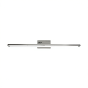 Modern 39 In Led Iron Chrome Vanity <b>Light</b> Daylight White Bathroom Mirror Lamp Surface Mounted 24W 5000K IP44 - Product Image 1