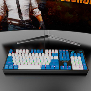 คีย์บอร์ดเกมมิ่งแบบมีสาย iFound 104 ปุ่ม RGB Backlit ขนาดเต็ม ป้องกันการกดผิดพลาด ตั้งโปรแกรมได้ - Product Image 2