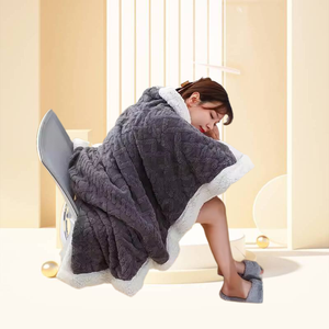 Hot Sale Hot Sale 4kg 2ply Polyester Flux Fur Custom Print <b>Weighted</b> Reschel Fabric Soft Mink <b>Blanket</b> for Winter - Product Image 3