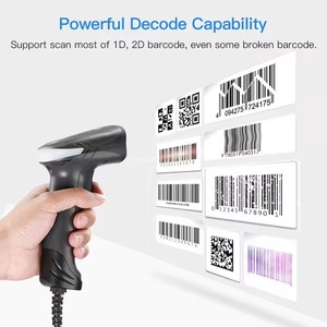 Lector de Códigos de Barras USB <span class=keywords><strong>QR</strong></span> 2D Económico de Eyoyo, Escáner de Códigos de Barras con Cable para Pagos Móviles, Sistema POS, Supermercado - Product Image 3