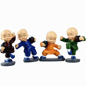 Venta caliente creativo Shaolin <span class=keywords><strong>Drunken</strong></span> <span class=keywords><strong>Master</strong></span> Kung Fu Monk Car Interior Supplies resina muebles para el hogar Oficina decoración de escritorio - Product Image 1