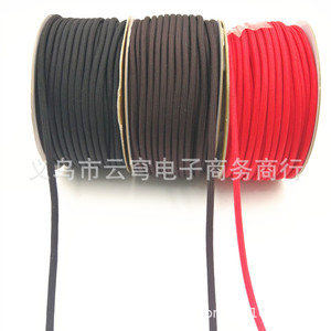 Cordon en macramé rouge tressé rond de 3 mm, 100 % polyester, 25 yards par rouleau, pour la fabrication de bijoux et le bricolage - Product Image 3
