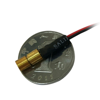 Module laser rouge 650nm de haute qualité, 5mw, diamètre de diode 4mm, super petite taille et localisateur de points, accessoires de machine optique, en laiton, 2 pièces
