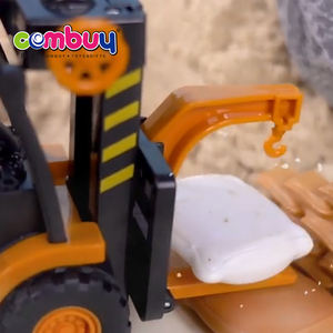 ชุดรถยกของเล่นขนาดเล็กแรงเสียดทานสำหรับเด็กรถบรรทุกทางวิศวกรรมแบบจำลอง - Product Image 5