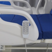 Lit d'hôpital électrique Lekang à 5 fonctions - Réglage complet, acier laminé à froid, certifié CE pour les soins aux patients dans les maisons de retraite et les cliniques