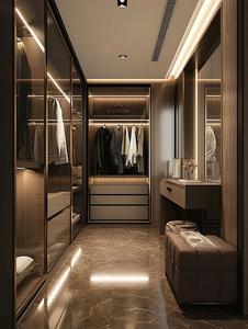 เฟอร์นิเจอร์ห้องนอนไม้ทันสมัยขนาดเล็กเดินในตู้เสื้อผ้าตู้เสื้อผ้า - Product Image 6