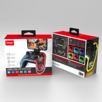 Manette sans fil de haute qualité avec éclairage coloré pour IOS/PC/P4/P3/Android