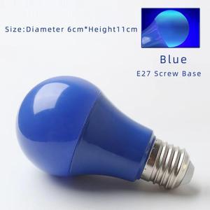 Ampoule LED à culot E27, globe en aluminium violet, diamètre 6 cm, hauteur 11 cm, lumière du jour 6000K, télécommande, intensité variable, pour usage en atelier - Product Image 3