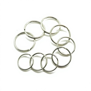 Yiwang พวงกุญแจทรงกลมแบบแยกโลหะสำหรับเป็นของขวัญประจำวัน - Product Image 2