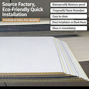 Painel de Parede Integrado em PVC Honeycomb, Painel de Parede de Plástico SPC, Impermeável, Resistente ao Fogo e à Umidade - Product Image 2