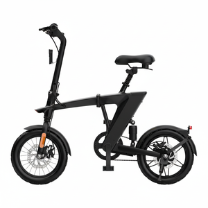 Bicicleta Eléctrica Plegable de 14 Pulgadas con Llantas de Aleación de Aluminio, Batería de Iones de Litio, Motor Trasero sin Escobillas de 36V 250W y Pantalla LCD - Product Image 1