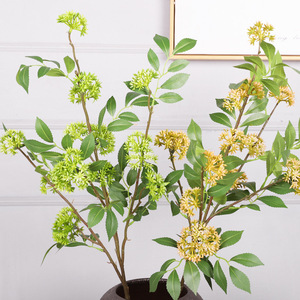 Grande branche de fruit des huit trésors, plante artificielle 92 cm en plastique souple, décoration intérieure - Product Image 3