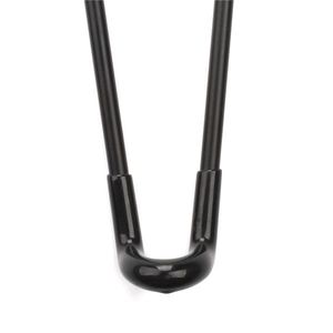 Furniture Leg Carbon Steel 12mm Diameter Black Paint Heavy Duty Table Support Minimalist Design - Product Image 2
